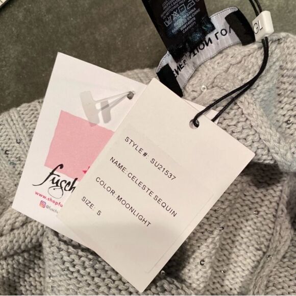 #118 GENERATION LOVE Celeste Sequin Knit Shorts - Picture 7 of 9